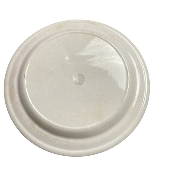 Blue Willow China Antique 3 Part Slotted Plate England Vintage u - Picture 2 of 4